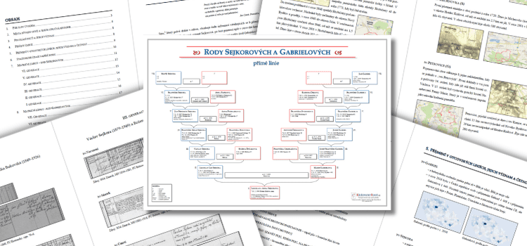 Ukázka diagramu a spisu - dvě přímé linie (krizovatkyrodu.cz)